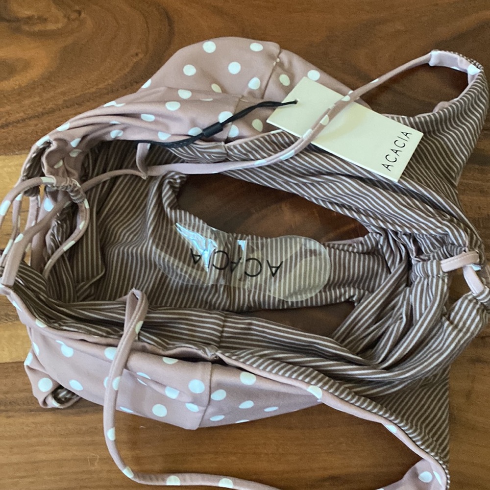Acacia Swimwear Shiloh Kokomo Dot full piece P RARE! - Picture 4 of 5